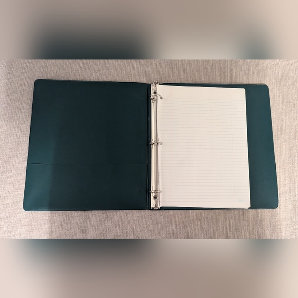 Green 3-Ring Binder - Picture 2 of 2